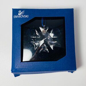 Swarovski Christmas Ornament  Snowflake/star Original Box Great condition